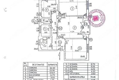 Apartament cu 3 camere decomandat în Ferentari