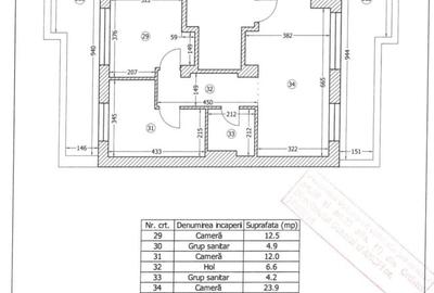 Penthouse cu 3 camere semidecomandat în Aviației - 11