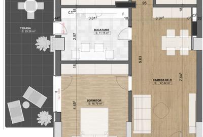 Apartament cu 3 camere în Șelimbăr - 13