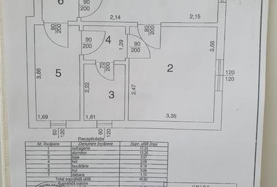 Apartament cu 2 camere decomandat în Central