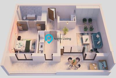 Apartament cu 2 camere decomandat în Băneasa - 2
