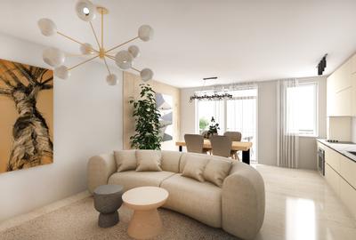 Apartament 2 camere 49,5 mp + balcon - finisat la cheie - parcare proprie - 6