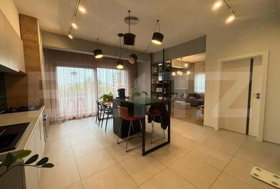 Apartament cu 2 camere semidecomandat, mobilat în Central