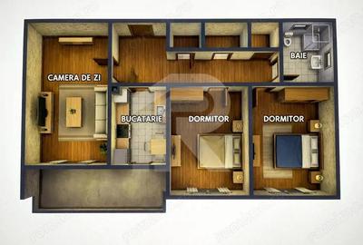 Apartament 3 Camere Decomandat Metrou Piata Sudului - 1