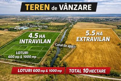 Teren Construcții intravilan de 100000 mp, în Exterior Est - 1