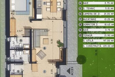 Casă individuală cu 4 camere cu Teren 500 Mp în Tohanu Nou - 19