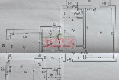 Apartament cu 3 camere decomandat în Central