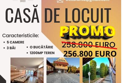 Casă cu 5 camere în Moacșa