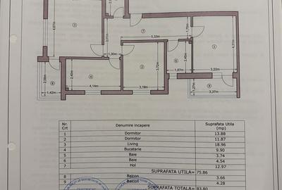 Apartament cu 3 camere în Sud - 8