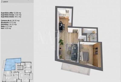 Apartament 2 camere de vanzare in Centru, Cluj Napoca - 3