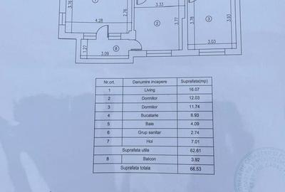 Apartament cu 3 camere decomandat în Militari - 2