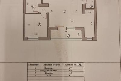 Apartament cu 2 camere decomandat în Sud - 19