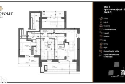 Apartament cu 3 camere în Valea Cetății - 7