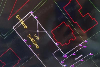 Teren de 632 mp, în Central