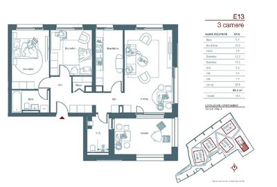 3 camere într-un ansamblu exclusivist P+3, cu spații verzi și curte privată - 7