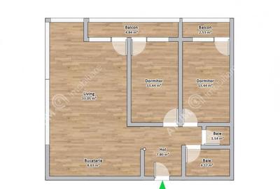 Apartament cu 3 camere decomandat, mobilat în Mihai Viteazul - 3