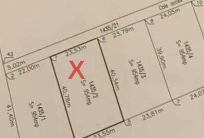 Teren de 1000 mp, în Central - 1