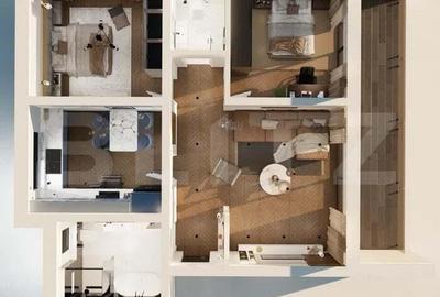 Apartament 3 camere, 92 mp, zona Ipotesti - 7