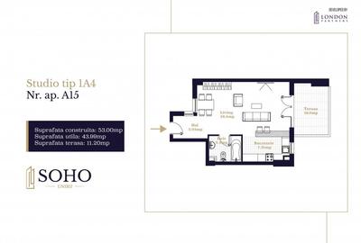 Studio SoHo Unirii, cu loc de parcare inclus! - 2