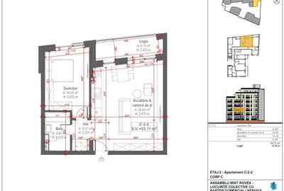 Apartament cu 2 camere în Cetății - 4