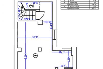 Casă cu 4 camere cu Teren 369 Mp în 13 Septembrie - 5