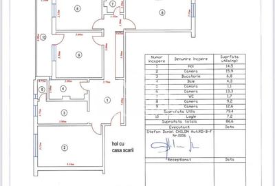 Apartament 4 camere renovat, 79 mp cu logie, Vasile Aaron, Sibiu - 2