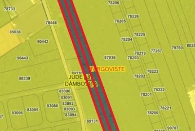 Teren Priseaca Targoviste Intravilan neparcelat 6000mp, 20 Euro/mp - 1