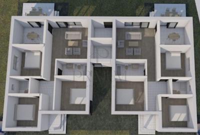 Duplex cu 4 camere cu Canalizare în Utvin - 2