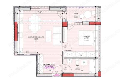 Apartament cu 2 camere decomandat în Central - 3