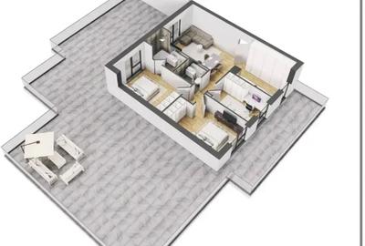 4 camere dristor tip penthouse etaj 4/4 terasa grandioasa,bloc iconic - 2