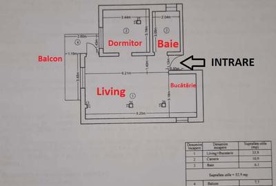 Apartament cu 2 camere în Central - 1