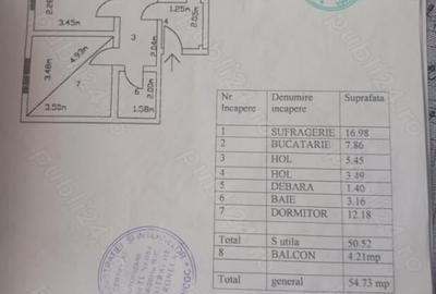 ZONA CENTRALA-2 CAMERE DECOMANDAT, ETAJ 4, NECESITA RENOVARE - 1