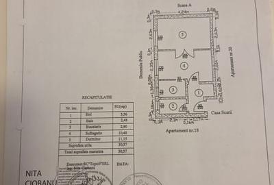 Apartament cu 2 camere în Central