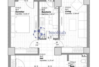 Apartament cu 2 camere, Tatarasi, etaj 3, 65mp, 108.800 euro+TVA - 8