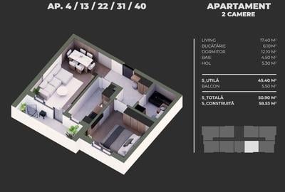 Apartament 2 Camere Sector 4 Grand Arena 50.9mp Apartament 2 Camere Sector 4 Grand Arena 50.9mp - 6