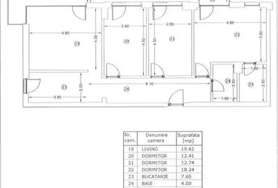 Apartament cu 4 camere decomandat în Unirii - 15