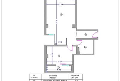 Birou, de 71 mp, în Km 5 - 16