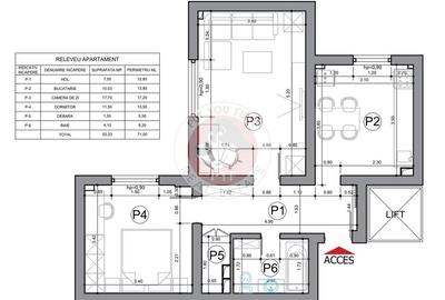 Tineretului | 2 camere | 52mp | Decomandat | B12700 - 2