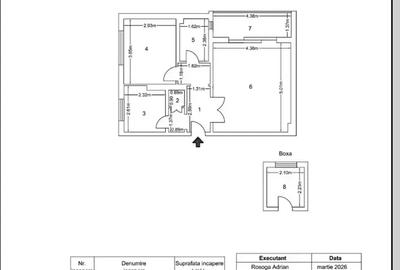 Apartament cu 2 camere decomandat în Domenii - 15