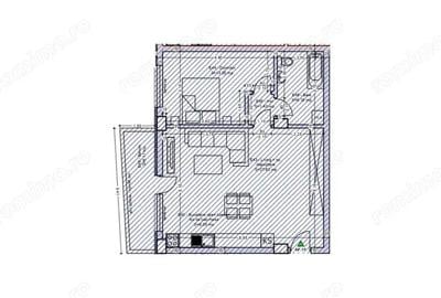 Apartament cu 2 camere decomandat în Mangalia - 1