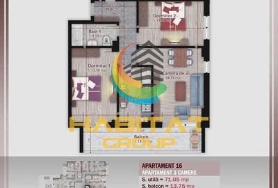 Pallady 3 camere decomandat 85 mp in bloc tip boutique - 2