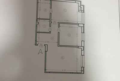 Apartament cu 3 camere decomandat în Baza 3 - 1