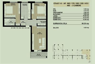 Apartament 3 camere - 3