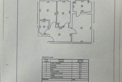 Vand apartament 2 camere decomandat etaj 2 in bloc NOU - 5