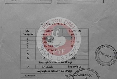 Apartament cu 2 camere decomandat în Dorobanți