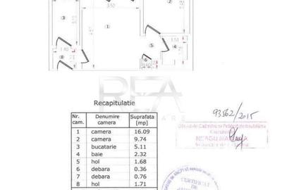 Apartament cu 2 camere, mobilat în Romană