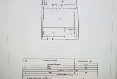 Garsonieră decomandată, mobilată în Chiajna - 9
