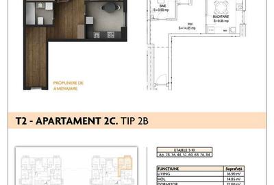Apartament cu 2 camere în Apărătorii Patriei - 2