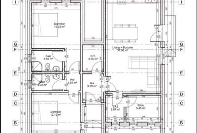 Casă cu 4 camere cu Teren 513 Mp în Copăceni - 17
