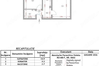 Apartament cu 2 camere decomandat în Tei - 5